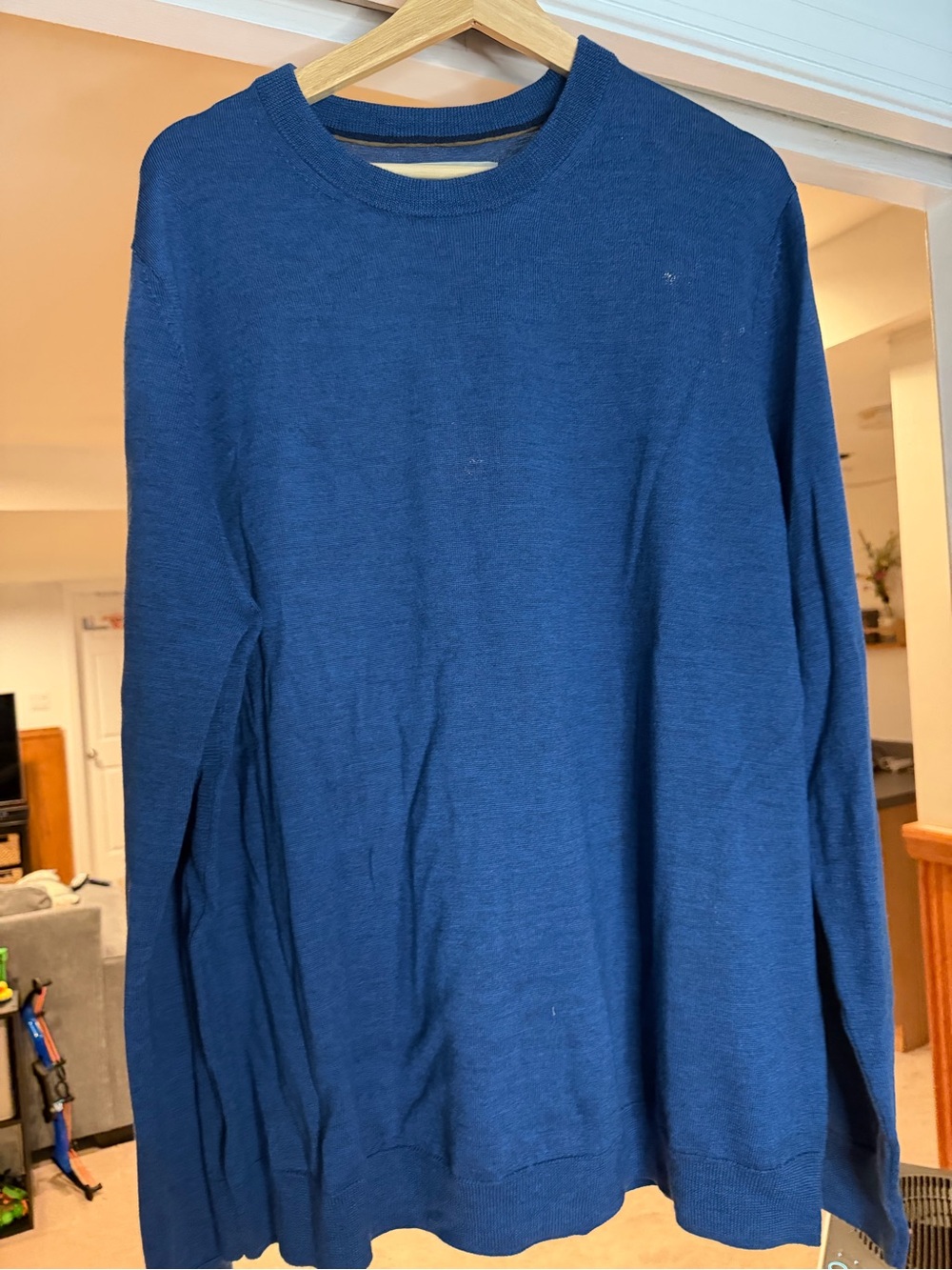 Nordstrom Men's Crewneck Sweater in Deep Blue